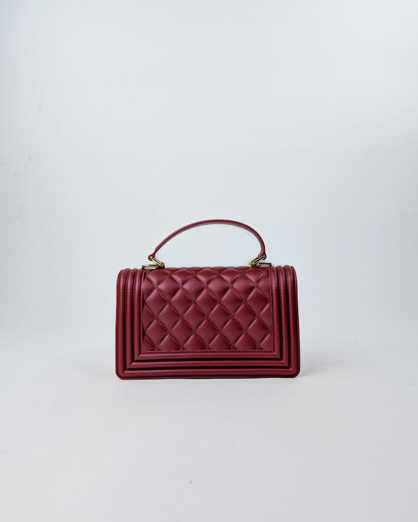 AI25 Marc Ellis Borsa FLAT SQUARE S RED DAHLIA / LIGHT GOLD
