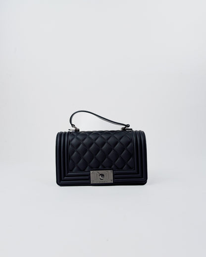 AI25 Marc Ellis Borsa FLAT SQUARE S BLACK / BRUSH CDF