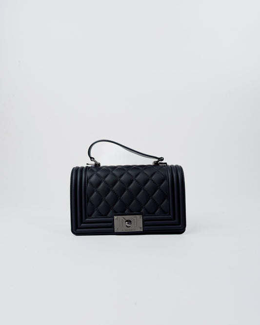 AI25 Marc Ellis Borsa FLAT SQUARE S BLACK / BRUSH CDF