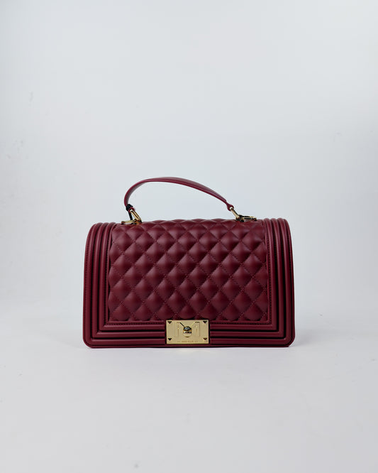 AI25 Marc Ellis Borsa FLAT SQUARE M RED DAHLIA / LIGHT GOLD