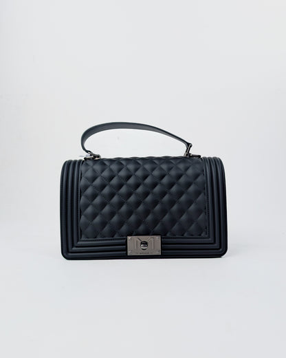 AI25 Marc Ellis Borsa FLAT SQUARE M BLACK / BRUSH CDF