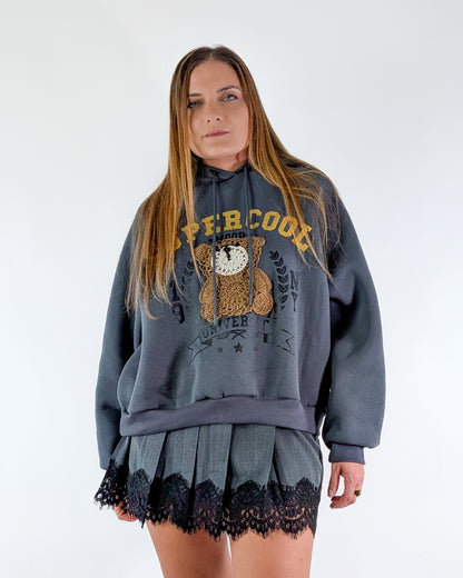 AI25 Susy Mix Felpa SH002863 Grigio Piombo