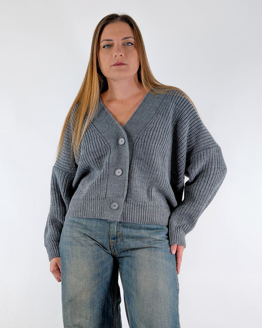 AI25 Susy Mix Cardigan M792079 Grigio
