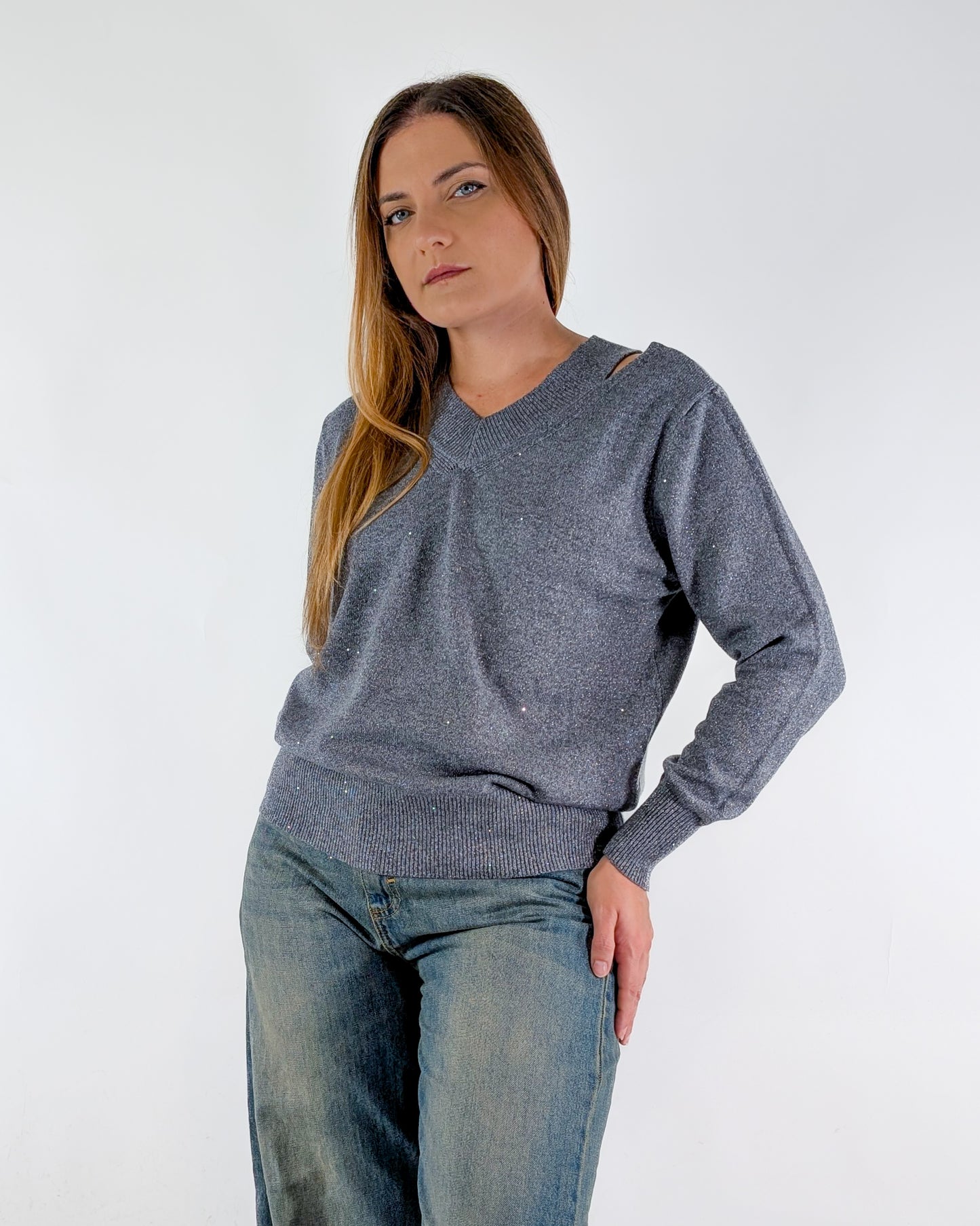 AI25 Susy Mix Maglia LZ66903 Grigio