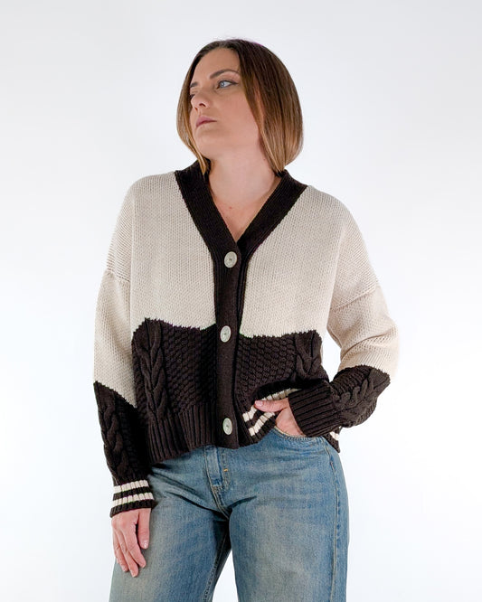 AI25 Susy Mix Cardigan AI25163 Moro