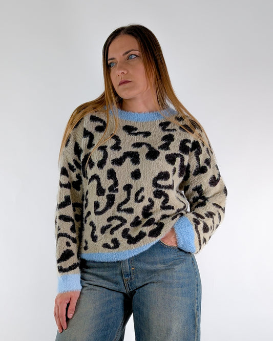 AI25 Susy Mix Maglia M92105A Celeste