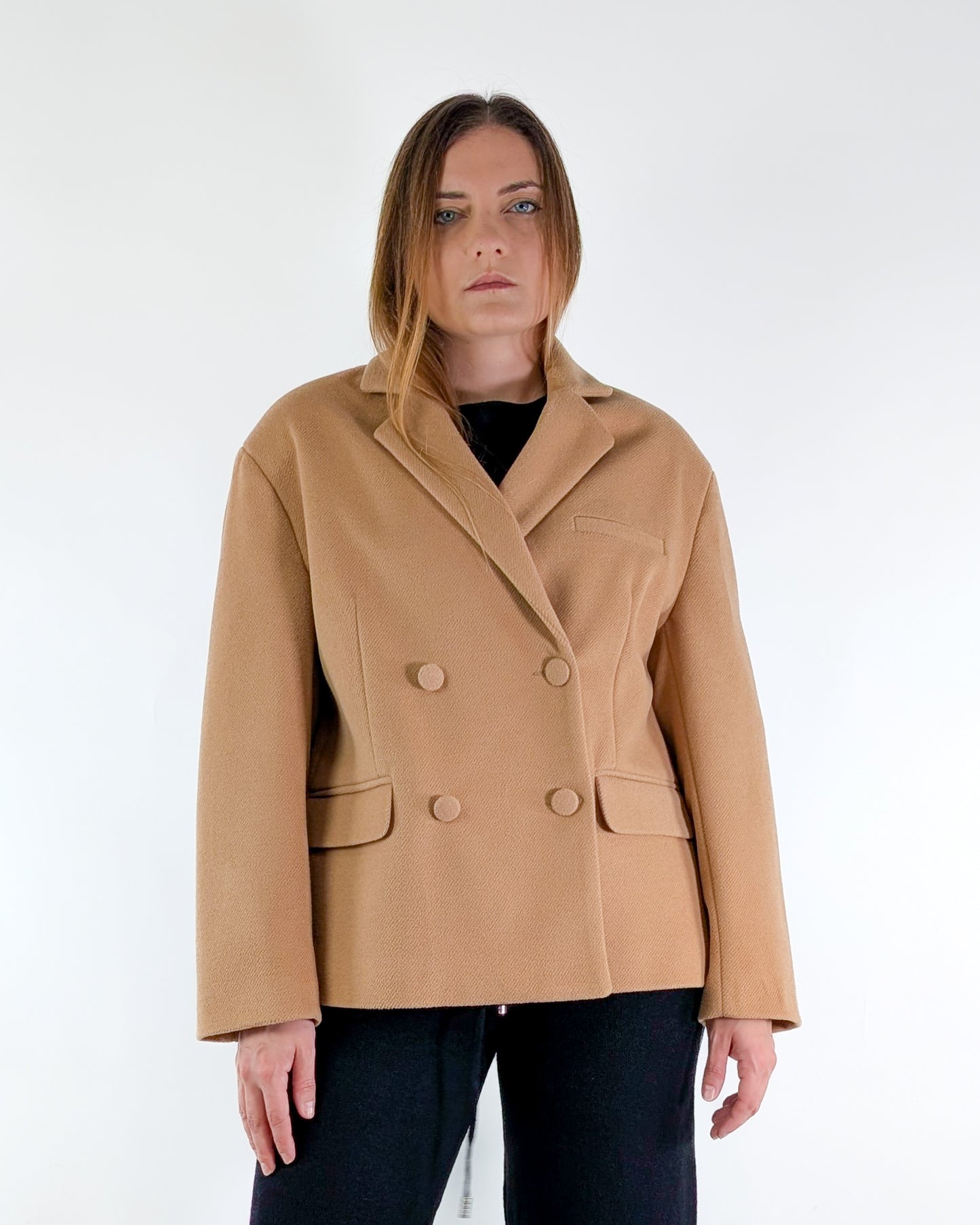 AI25 Susy Mix Cappotto SMXJ0004 Cammello