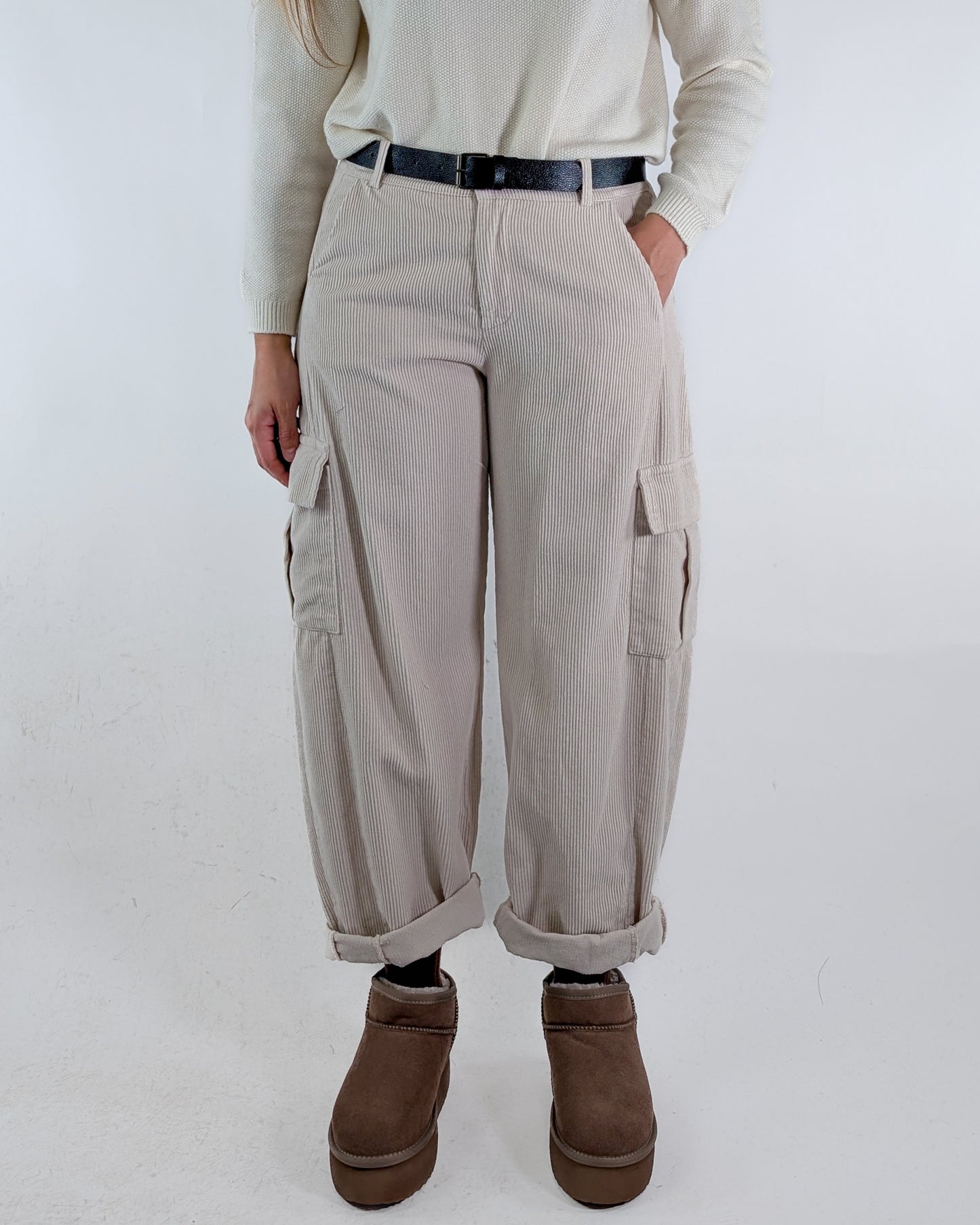 AI25 Susy Mix Pantalone 59423P Avorio