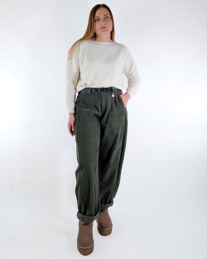 AI25 Susy Mix Pantalone 59054P Militare