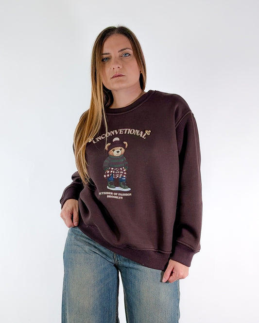 AI25 Susy Mix Felpa SH003020 Moro