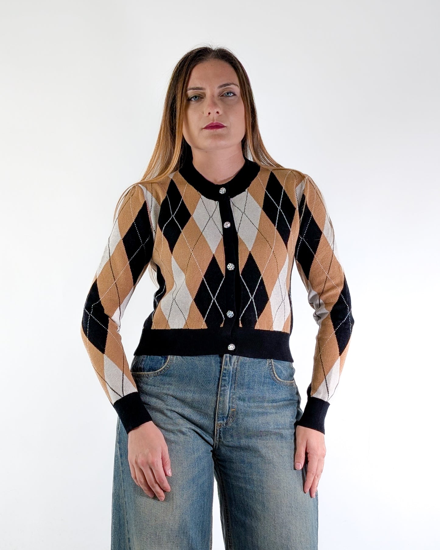 AI25 Susy Mix Cardigan 25678 Nero