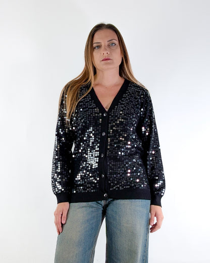 AI25 Susy Mix Cardigan CC66980 Nero