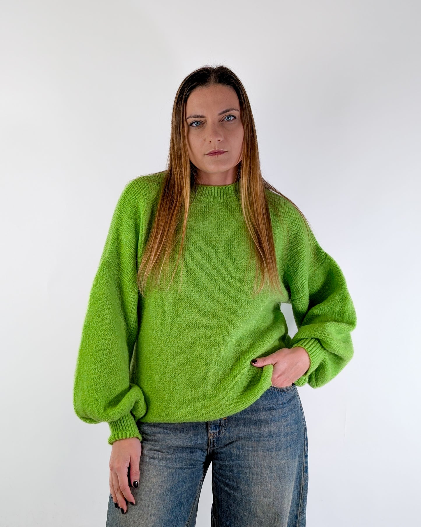 AI25 Susy Mix Maglia 299 Verde Acido