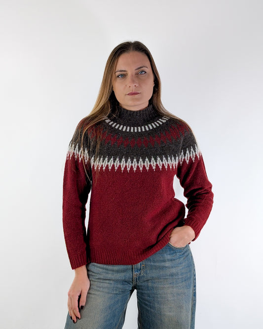 AI25 Susy Mix Maglia M92137 Bordeaux