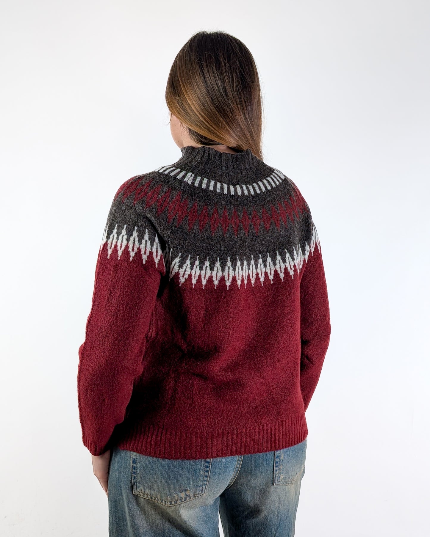 AI25 Susy Mix Maglia M92137 Bordeaux