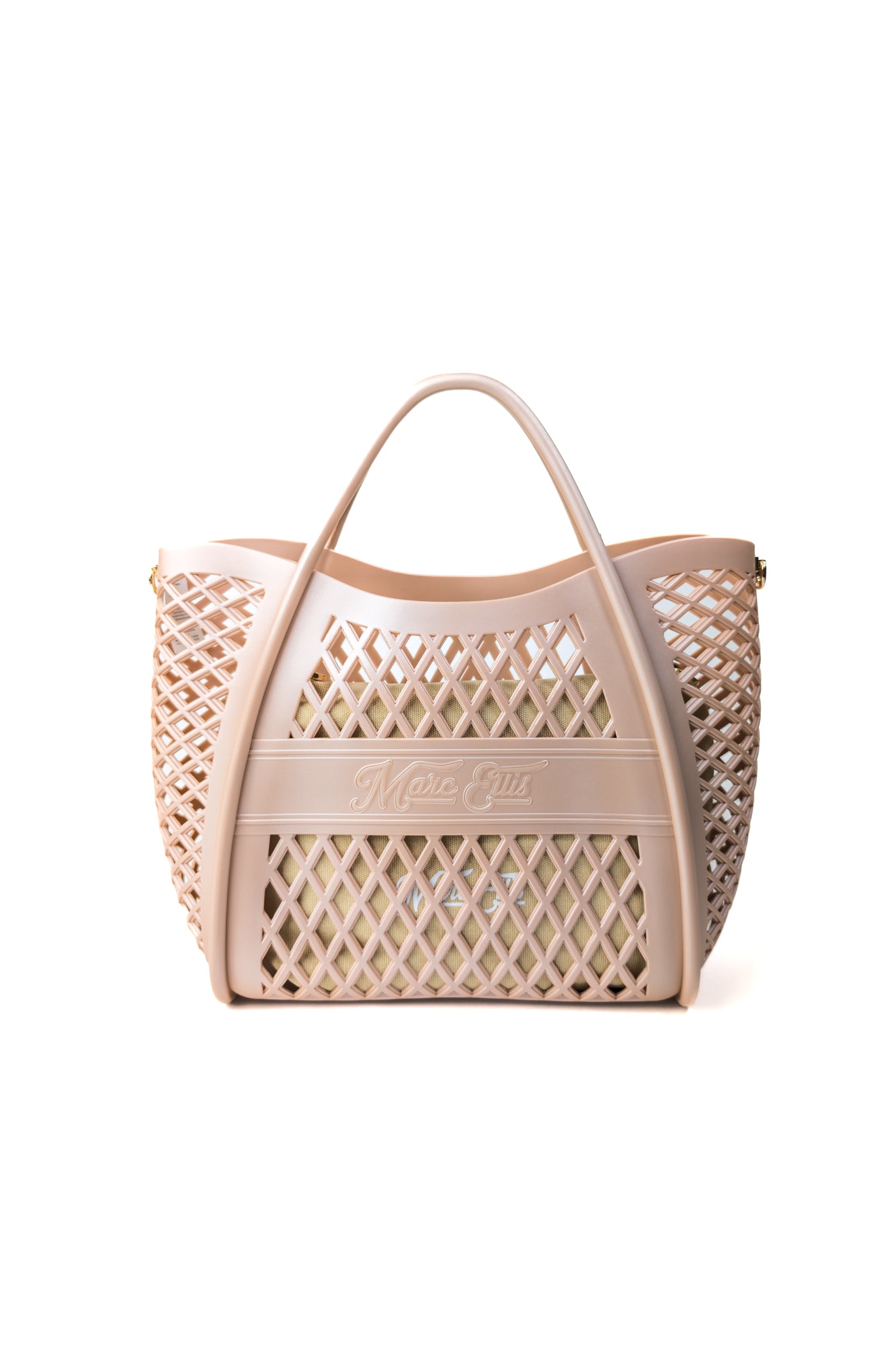 PE26 Marc Ellis Borsa FLAT BASKET S LIGHT TAN / LIGHT GOLD