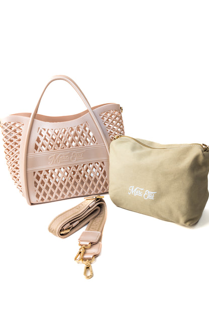 PE26 Marc Ellis Borsa FLAT BASKET S LIGHT TAN / LIGHT GOLD