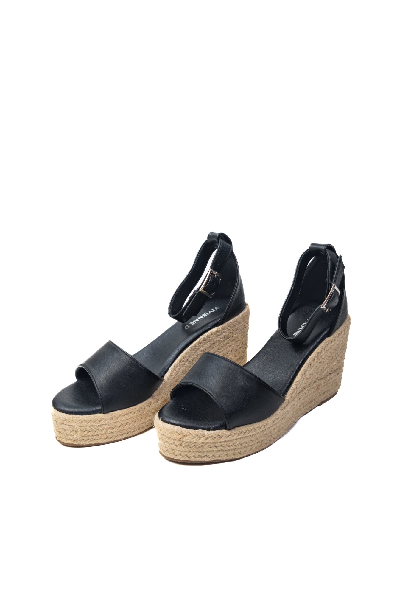 PE26 Vivienne D Espadrillas VST016 Nero