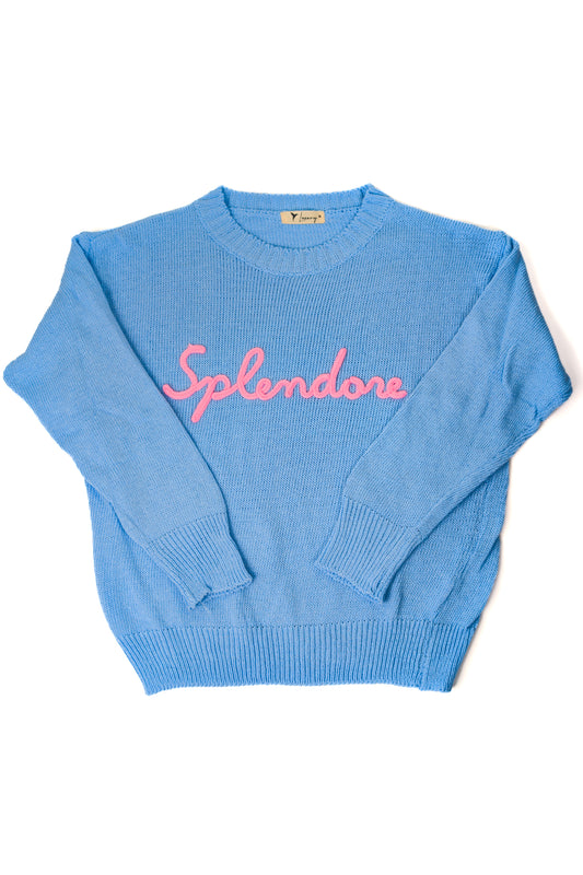 PE26 Luxury Maglia Splendore A0484 Celeste