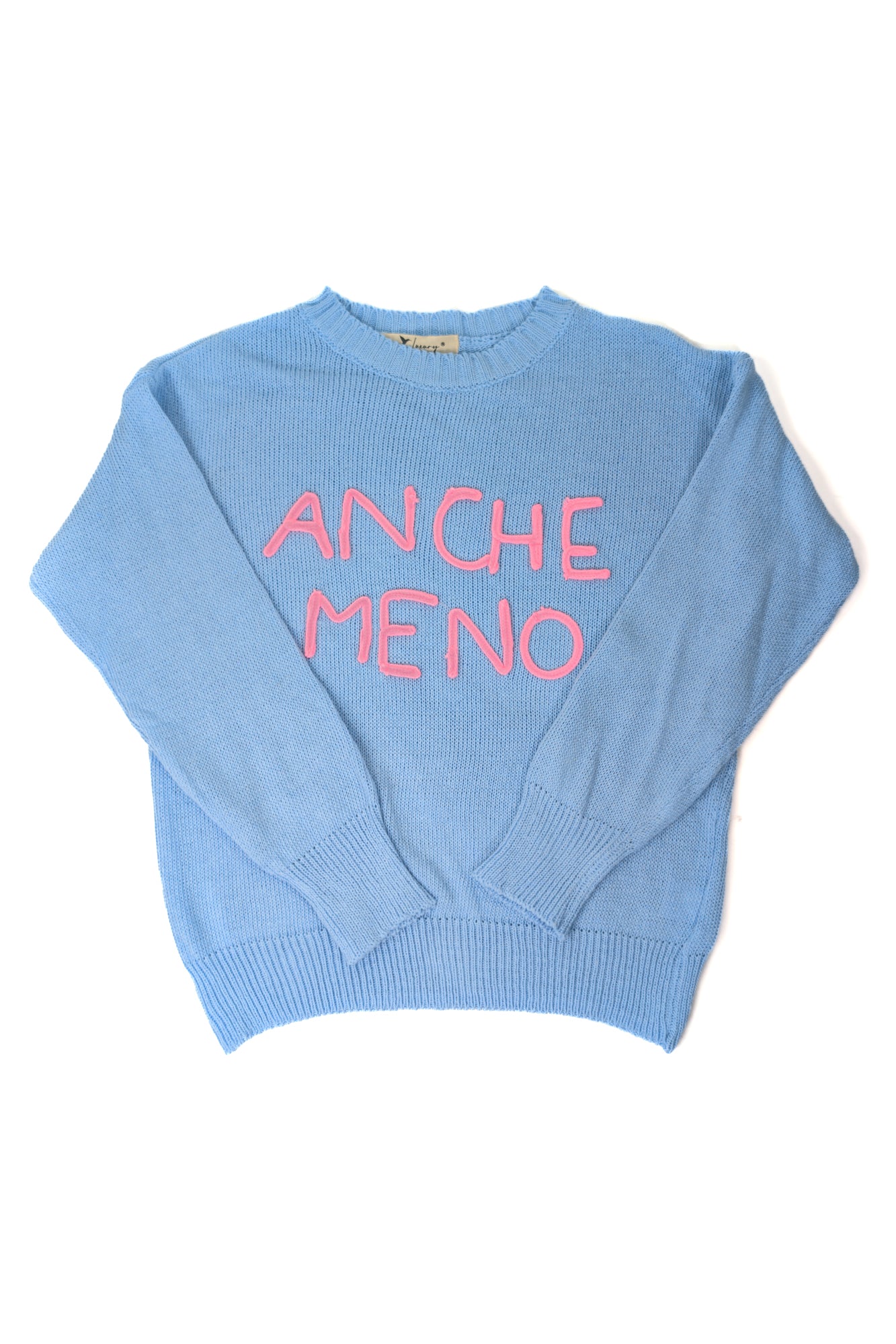 PE26 Luxury Maglia Anche Meno 0542 Celeste