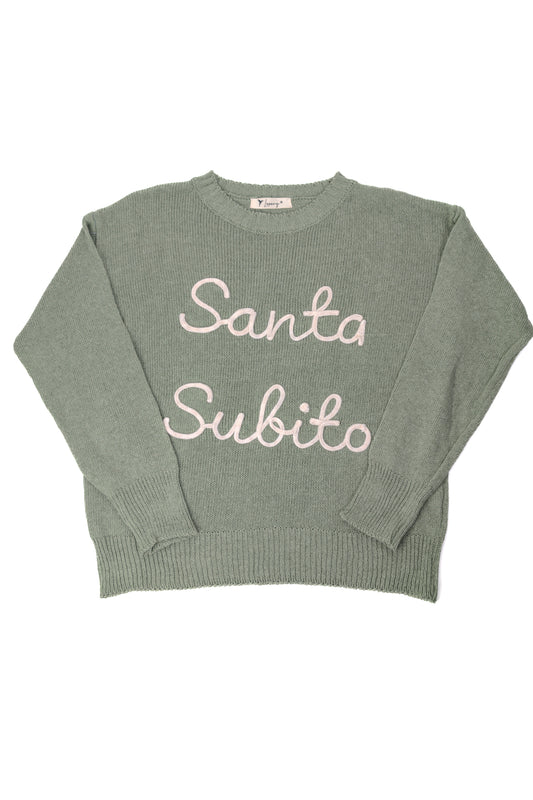 PE26 Luxury Maglia Santa Subito A0540 Salvia