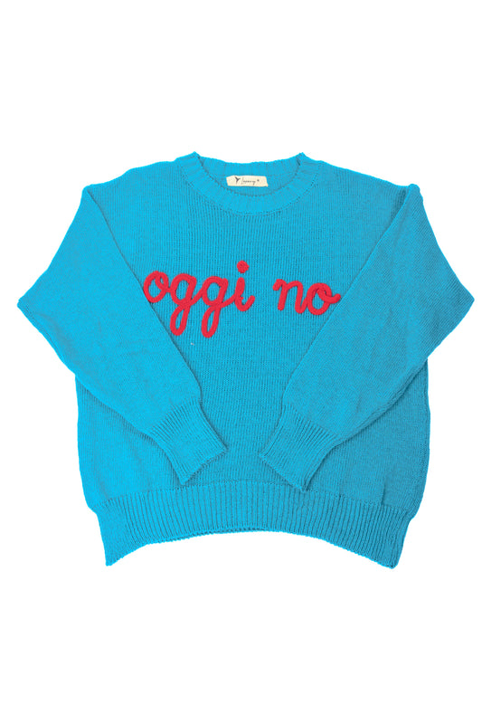 PE26 Luxury Maglia Oggi No A3680 Azzurro