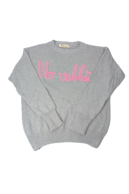 PE26 Luxury Maglia No Vabbè A0242 Grigio