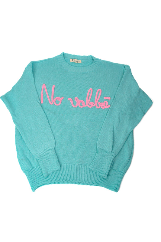 PE26 Luxury Maglia No Vabbè A0242 Verde Acqua