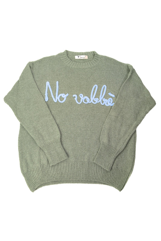 PE26 Luxury Maglia No Vabbè A0242 Salvia