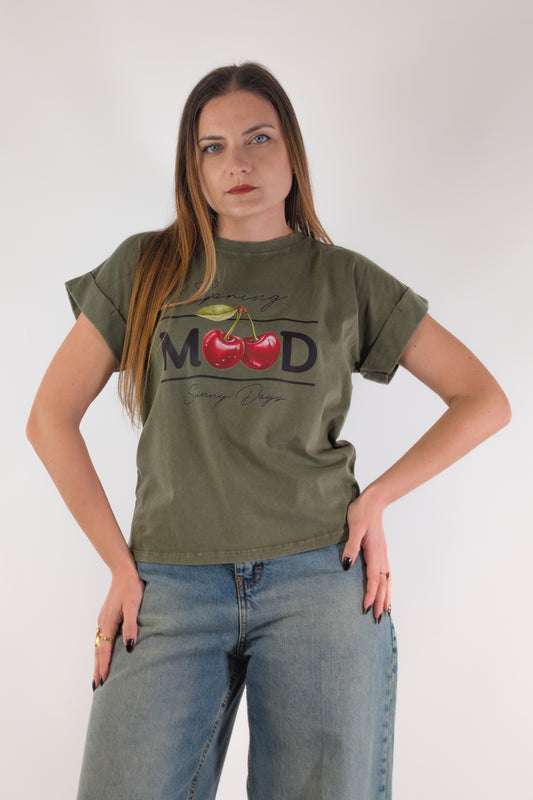 PE26 Susy Mix T-Shirt 230M Militare