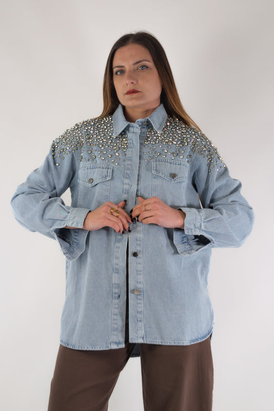 PE26 Susy Mix Camicia MF3006 Denim