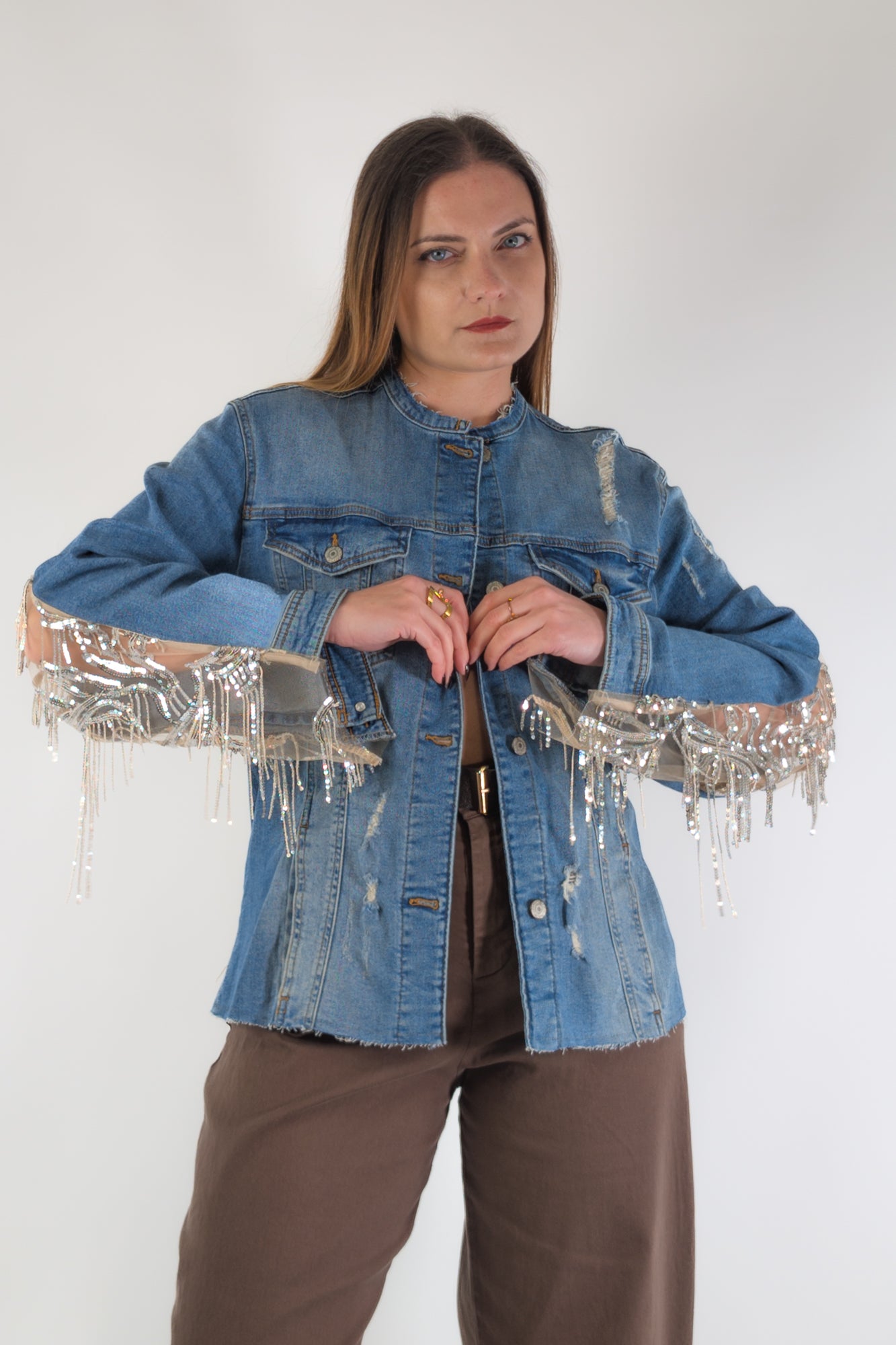 PE26 Tensione In Giubbotto TI0160PE26 Denim