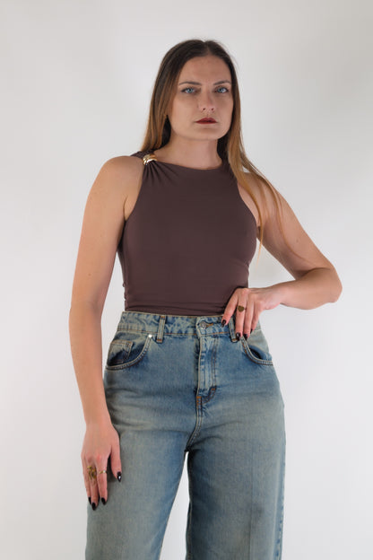 PE26 Susy Mix Top B453IDA1560 Nocciola