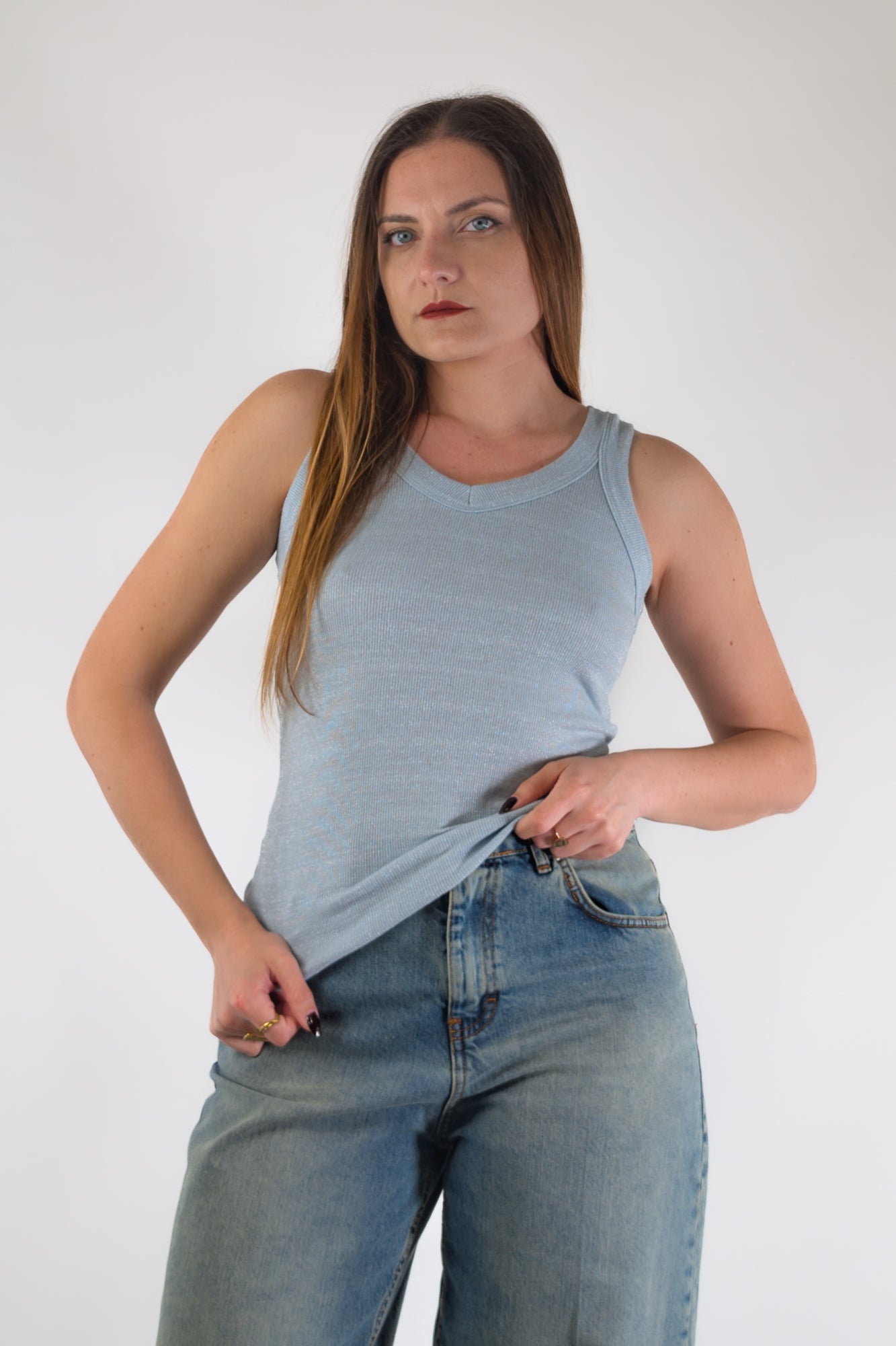 PE26 Susy Mix Canotta 2700 Celeste