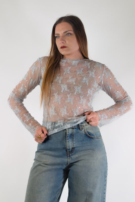 PE26 Susy Mix Maglia ME46526 Verde Acqua