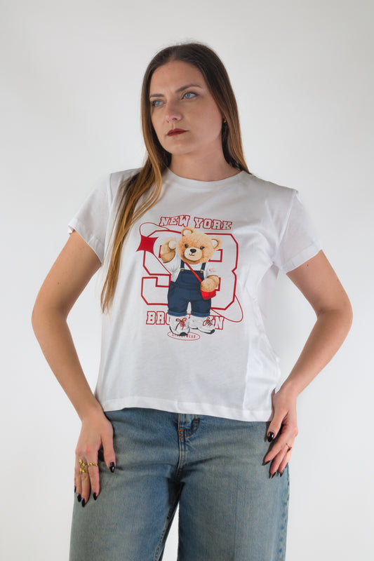 PE26 Susy Mix T-Shirt SH003723 Bianco