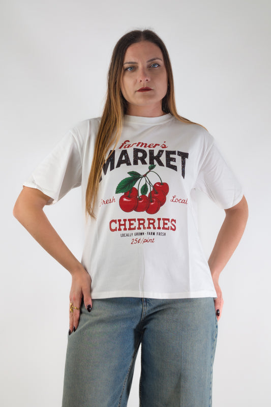 PE26 Susy Mix T-Shirt 232M Bianco