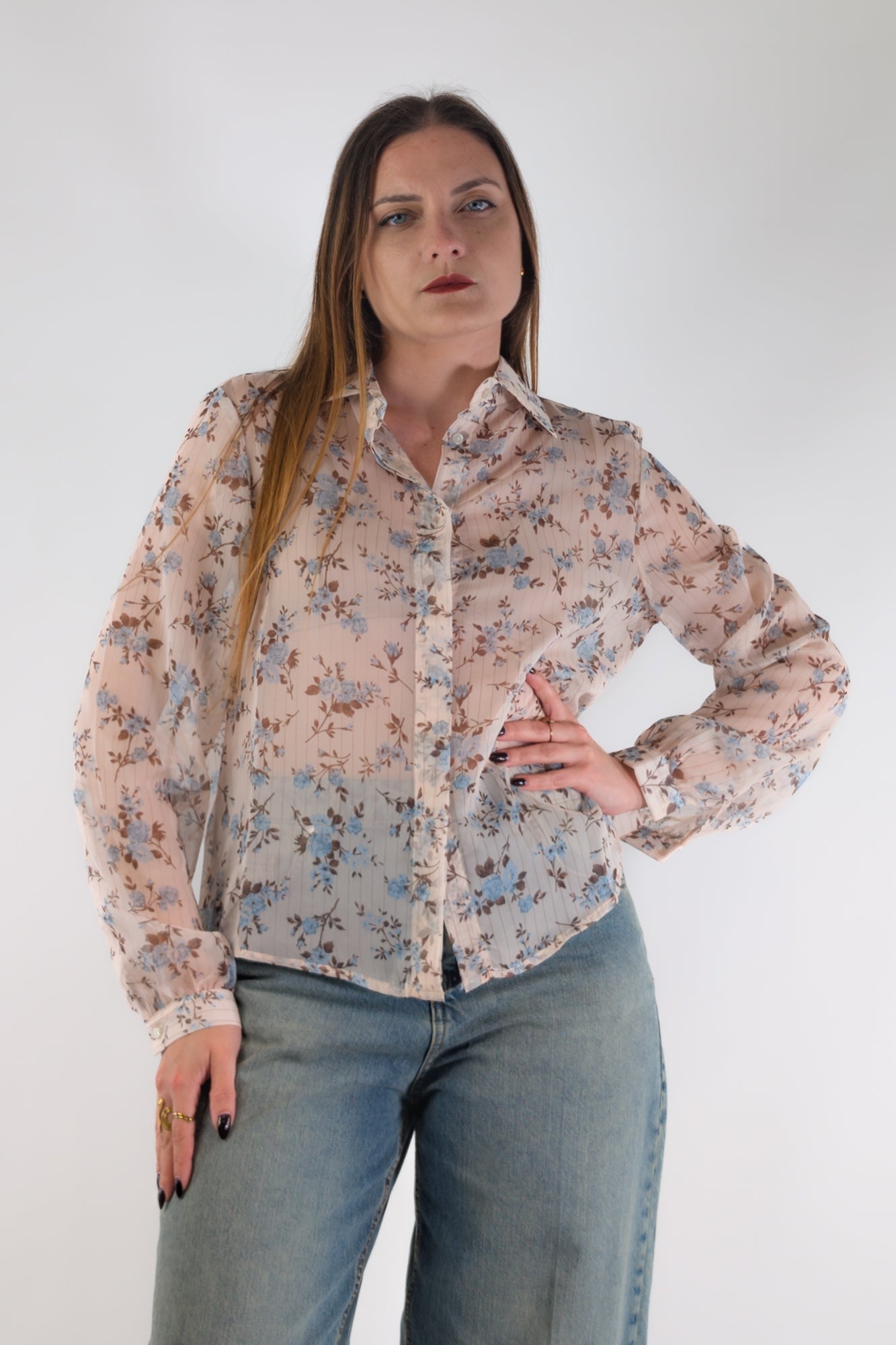 PE26 Susy Mix Camicia CA1336STP149 Celeste