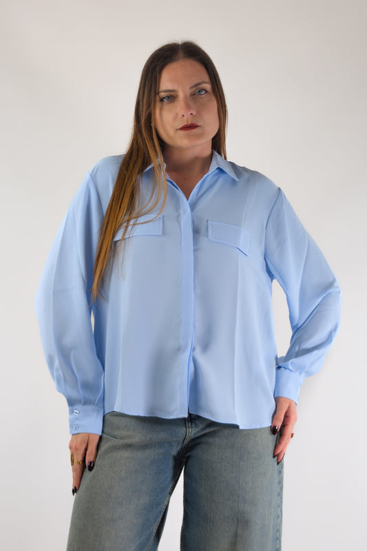 PE26 Susy Mix Camicia 26Y928N18 Celeste