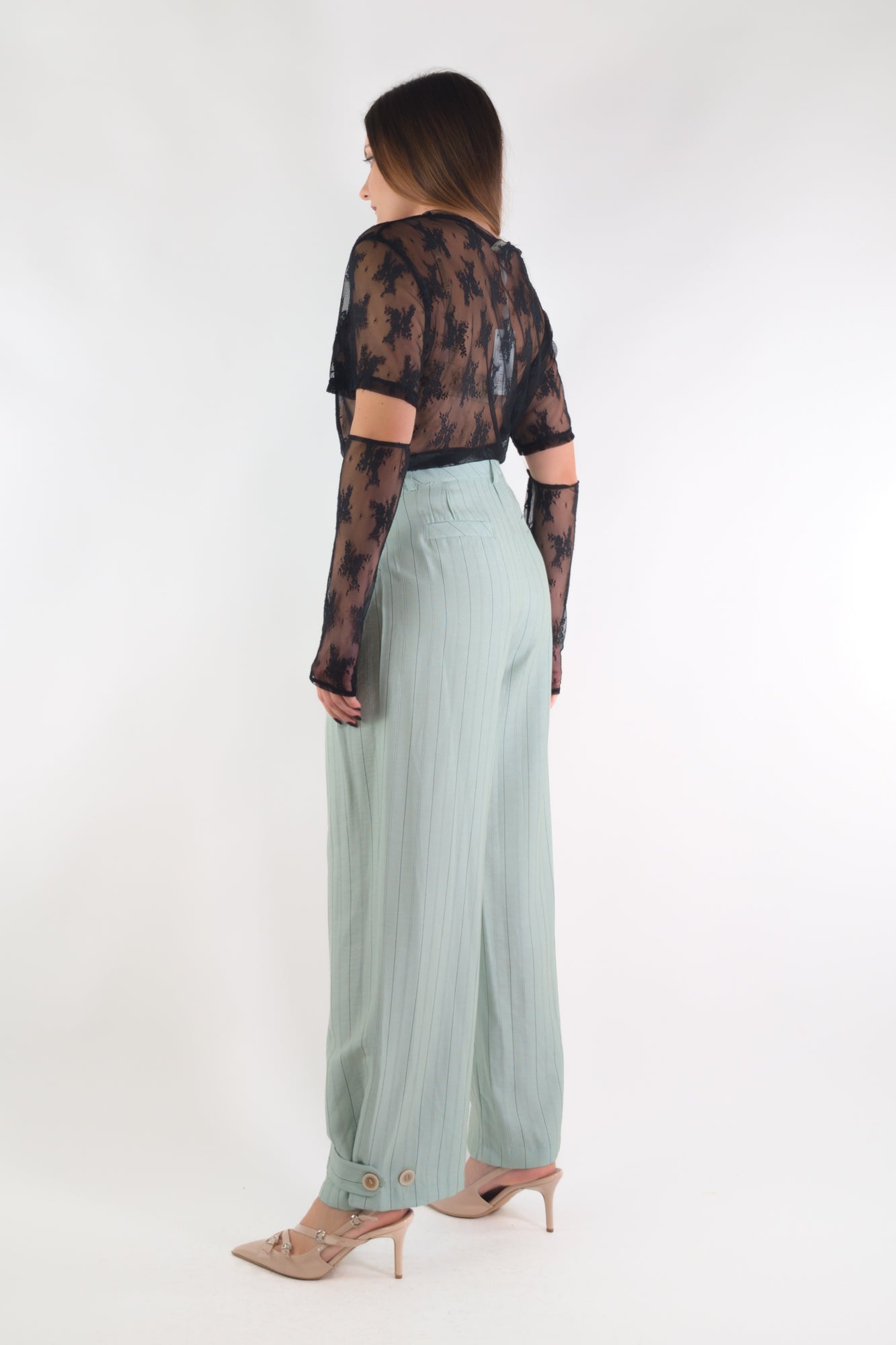 PE26 Susy Mix Pantalone PP365T91F342 Verde