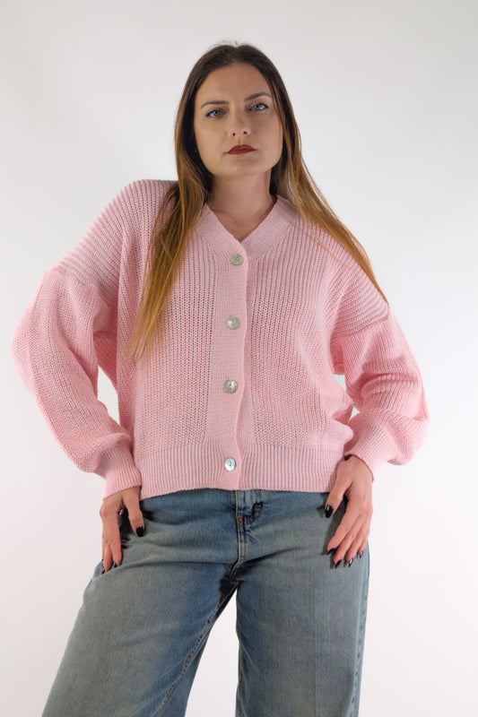 PE26 Susy Mix Cardigan 21660 Rosa