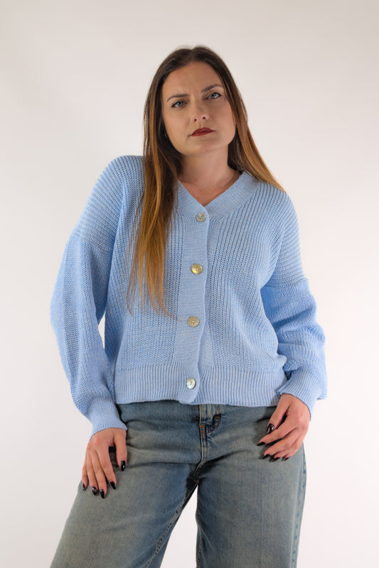 PE26 Susy Mix Cardigan 21660 Celeste