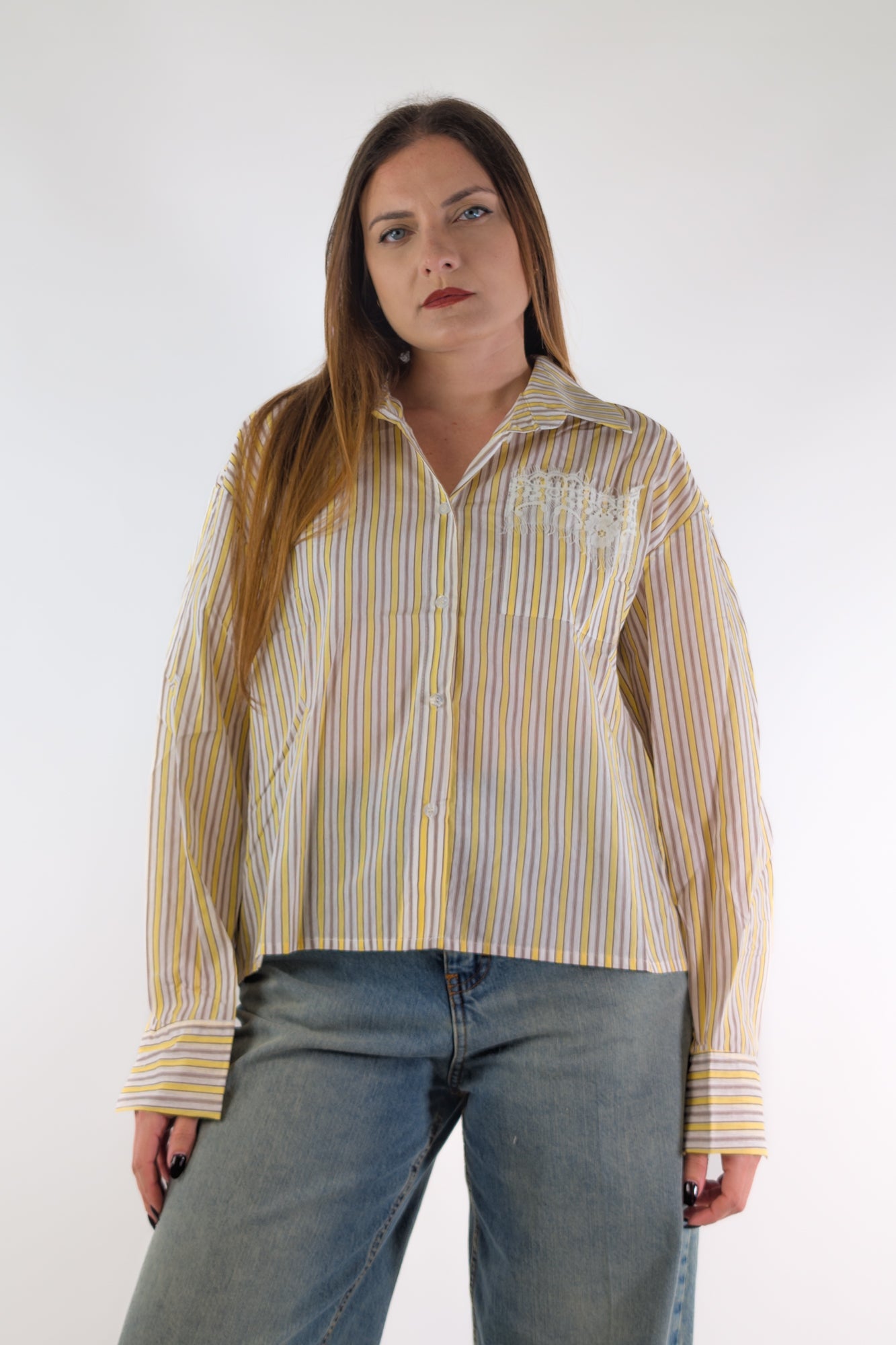 PE26 Susy Mix Camicia C81667PY24 Giallo