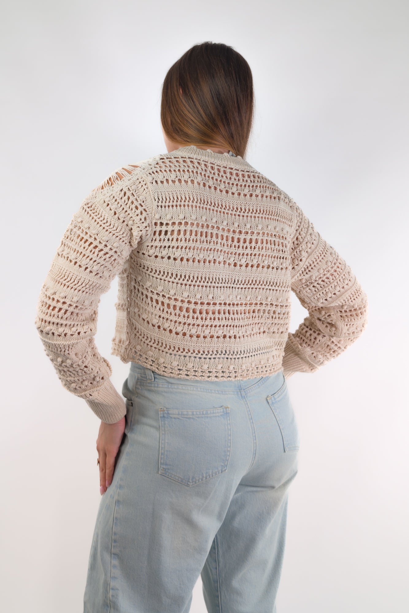 PE26 Tensione In Cardigan D90172 Burro