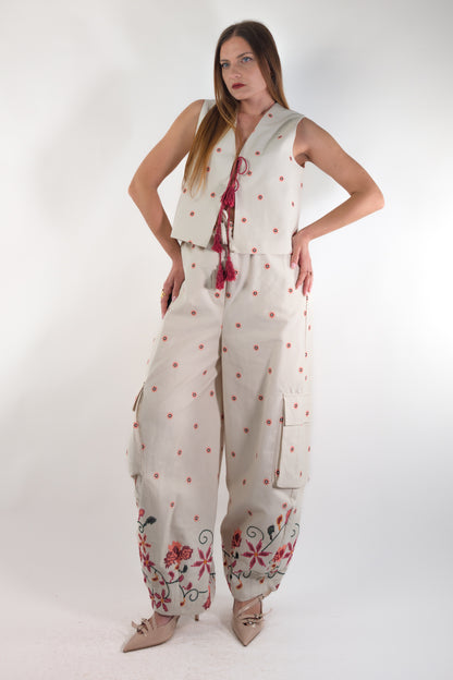 PE26 Dixie Pantalone PDVD1FF Burro
