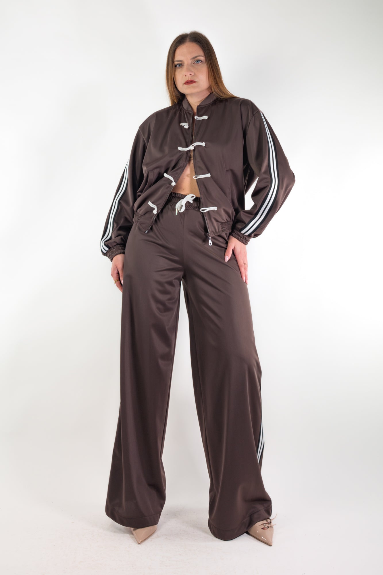 PE26 Susy Mix Pantalone SH003737 Moro
