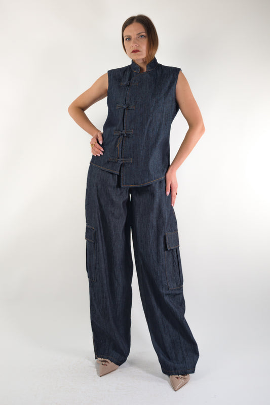 PE26 Tensione In Pantalone TZ749 Denim