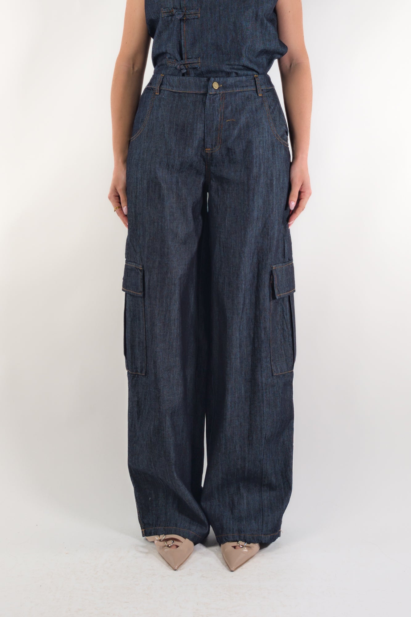 PE26 Tensione In Pantalone TZ749 Denim