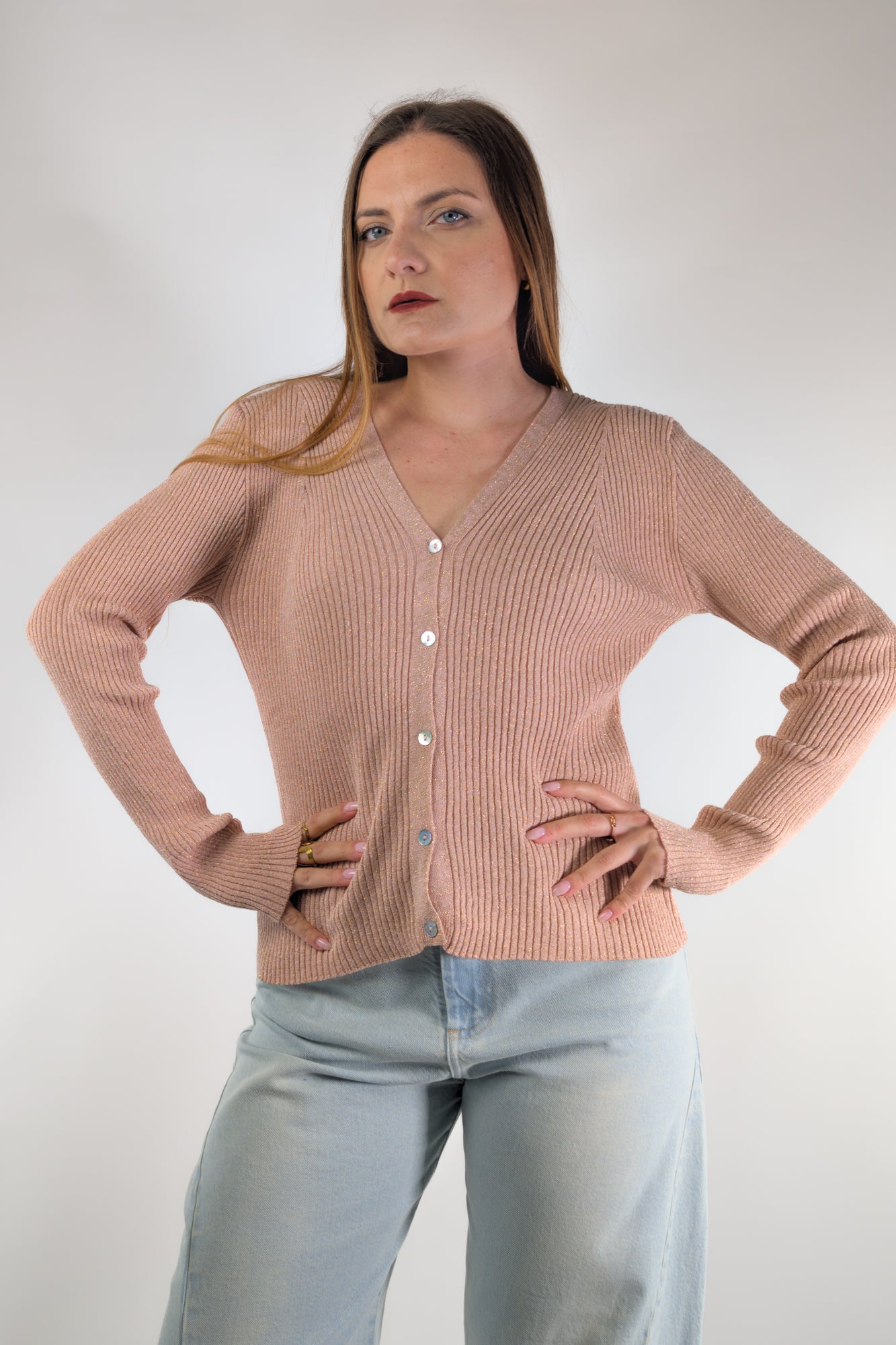 PE26 Susy Mix Cardigan 26212 Cipria