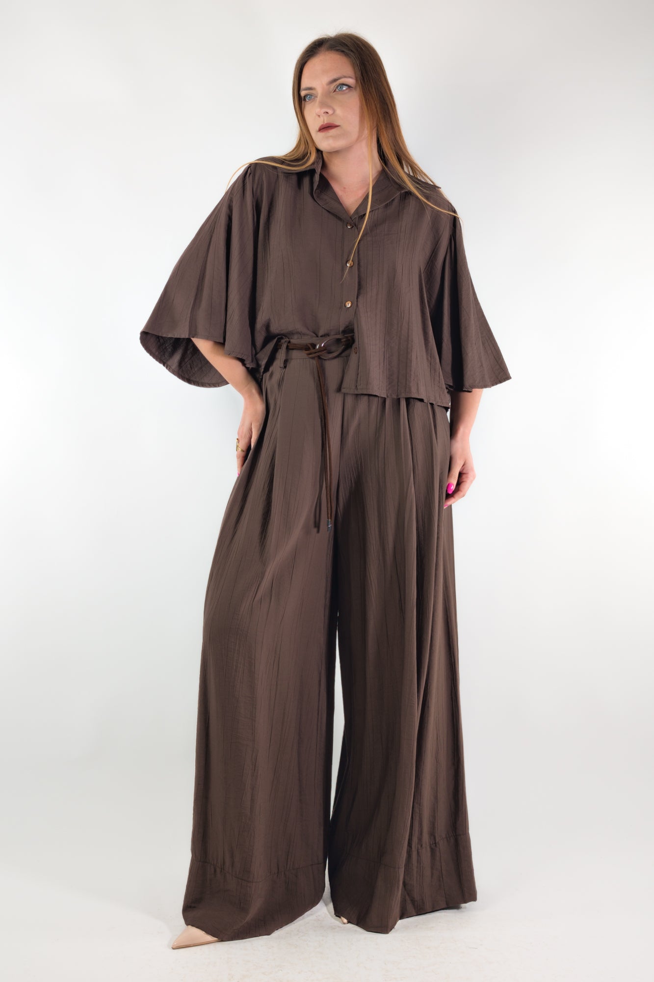 PE26 Vivienne Camicia G03333 Moro